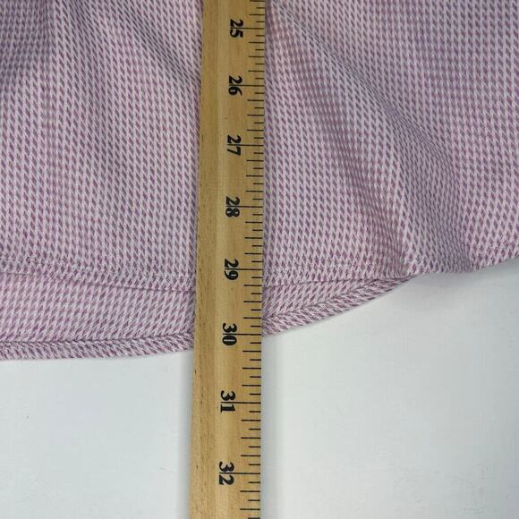 Ted Baker mens purple /pink long sleeve button up endurance shirt size 17.5 - Picture 12 of 13